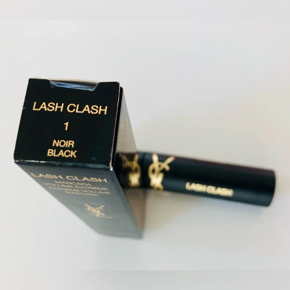 YSL Lash clash couture mascara for extreme volume intense Black color travel sz